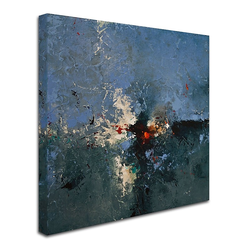 Trademark CH Studios "Night Lights" Gallery-Wrapped Canvas Art, 14" x 14" image 1
