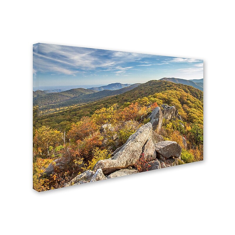 Trademark Pierre Leclerc "Autumn Ridge" Gallery-Wrapped Canvas Art, 30" x 47" image 1