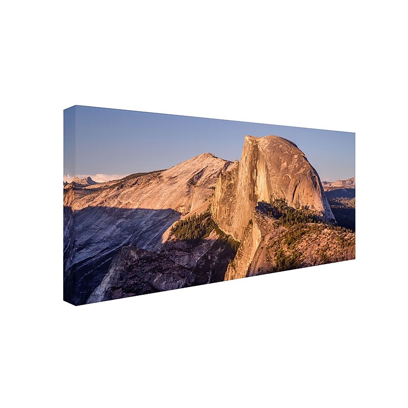 Trademark Pierre Leclerc "Half Dome Sunset" Gallery-Wrapped Canvas Art, 24" x 47" image 1