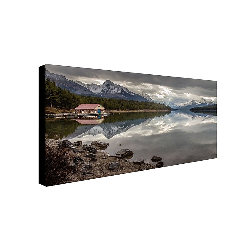 Trademark Pierre Leclerc "Jasper Reflection" Gallery-Wrapped Canvas Art, 24" x 47" image 1