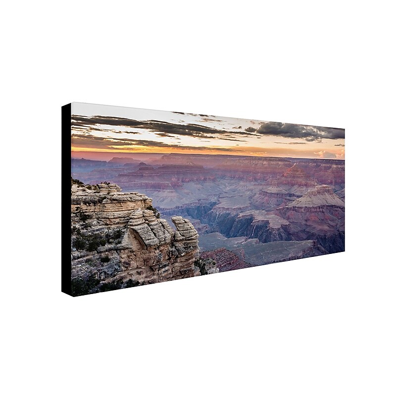 Trademark Pierre Leclerc "Red Canyon" Gallery-Wrapped Canvas Art, 24" x 47" image 1