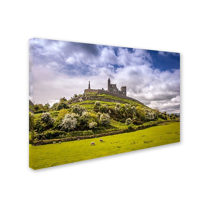 Trademark Pierre Leclerc "Rock Of Cashel Ireland" Gallery-Wrapped Canvas Art, 30" x 47" image 1