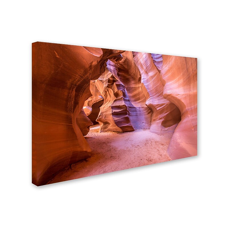 Trademark Pierre Leclerc "Upper Antelope Canyon" Gallery-Wrapped Canvas Art, 12" x 19" image 1