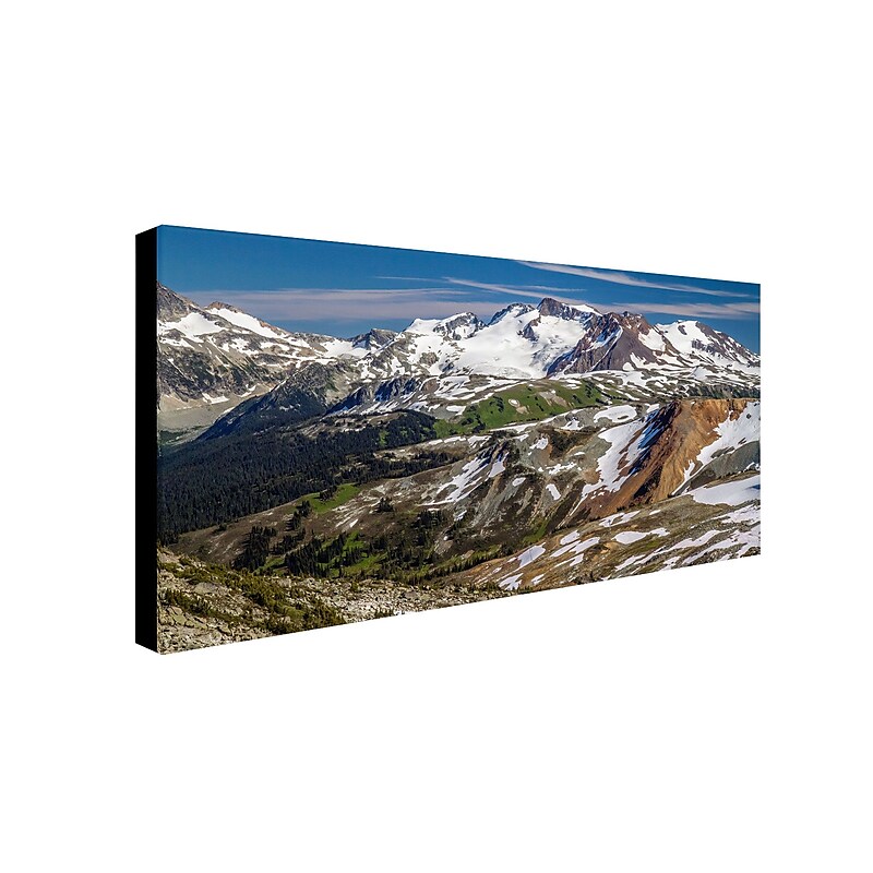 Trademark Pierre Leclerc "Whistler Summer" Gallery-Wrapped Canvas Art, 24" x 47" image 1