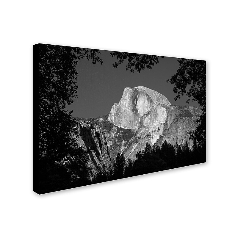Trademark Pierre Leclerc "Yosemite BW" Gallery-Wrapped Canvas Art, 12" x 19" image 1