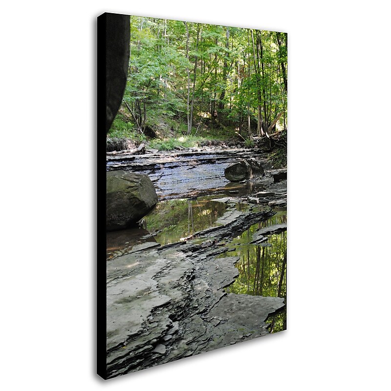 Trademark Monica Fleet "Crystal Rock" Gallery-Wrapped Canvas Art, 16" x 24" image 1