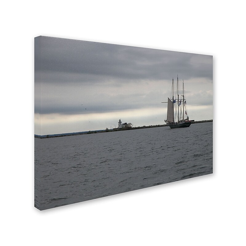 Trademark Monica Fleet "Breaking Boundary" Gallery-Wrapped Canvas Art, 14" x 19" image 1