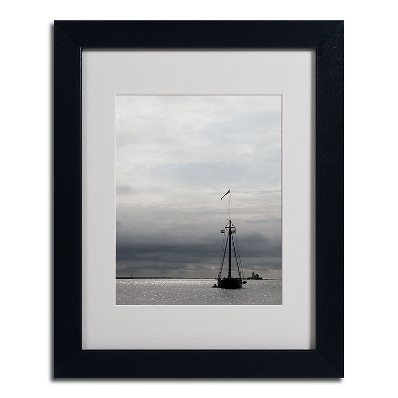 Trademark Monica Fleet "Legendary Dream" Art, White Matte W/Black Frame, 11" x 14" image 1