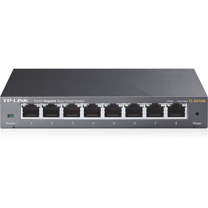 TP-LINK® TL-SG108E Gigabit Easy Smart Switch, 8-Port image 1