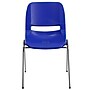 Flash Furniture Hercules Molded Plastic Shell Stackable Chair With Chrome Frame, Navy, 16/Pack~#|#~m001304054_sc7