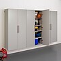 Prepac™ HangUps 108" Laminate 3 Piece Storage Cabinet Set E, Light Gray~#|#~m001304122_sc7