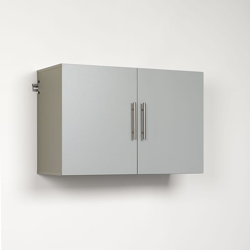 Prepac™ HangUps 36" Laminate Upper Storage Cabinet, Light Gray image 1