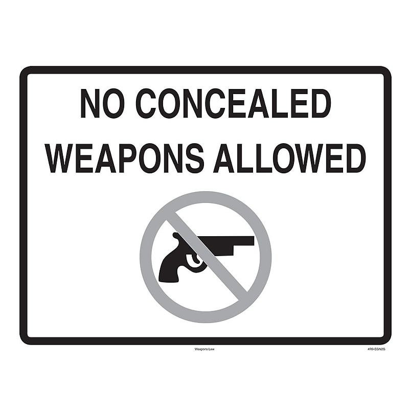 ComplyRight Concealed Weapons Law Poster (EGN2G) image 1