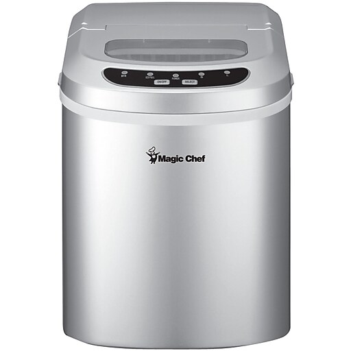 Magic Chef Mcim22sv 27 lb Portable Ice Maker Silver