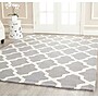 Safavieh Zoey Cambridge 8' x 10' Rectangle Indoor Area Rug, Tufted, Wool, Silver/Ivory (CAM121D-8)~#|#~m001341756_sc7