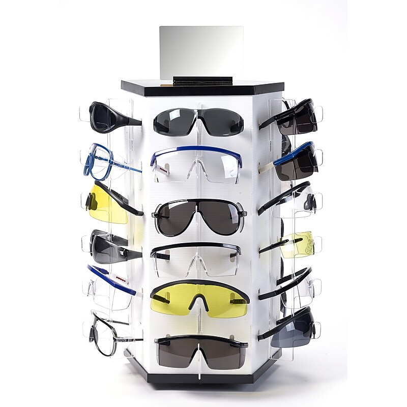 Mutual Industries LG Light Weight Eyewear Display With Glasses image 1