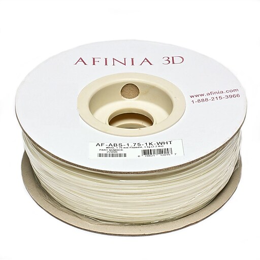 Afinia ValueLine HSeries 1.75mm ABS Plastic 3D Printer Filament