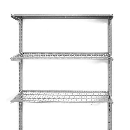 Storability 1795 3 Shelf Wall Mount Unit, Gray Staples