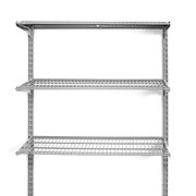 Storability 1795 3 Shelf Wall Mount Unit, Gray