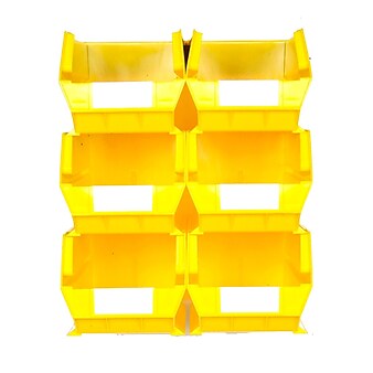 LocBin 3-240YWS Wall Storage Large Bins, Yellow