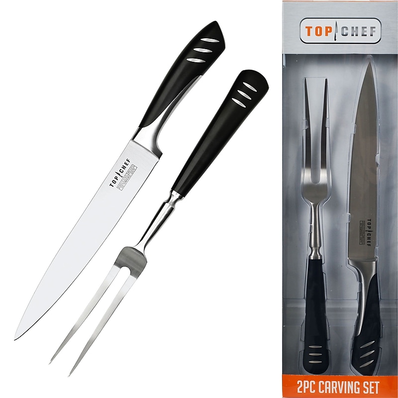Top Chef® 2-Piece Stainless Steel Carving Set image 1