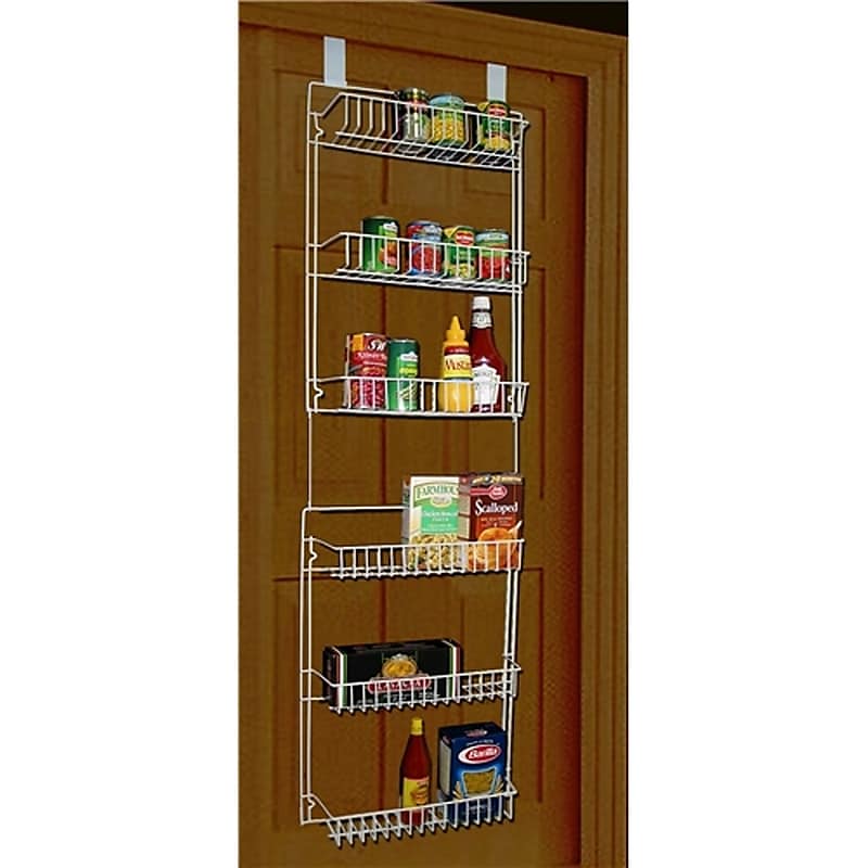 Trademark 5' Overdoor Storage Basket Rack (M050018) image 1