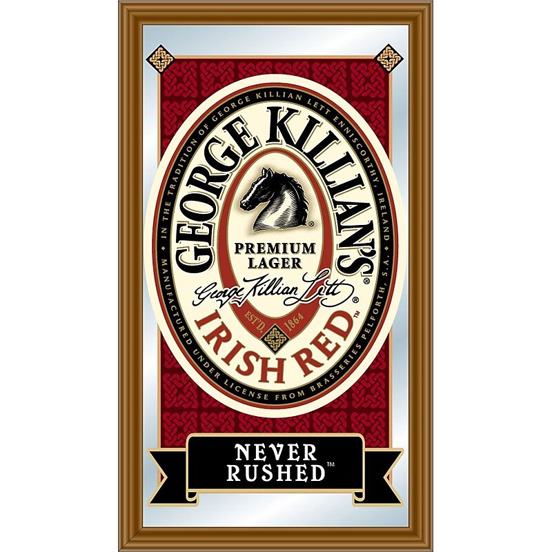 Trademark 26" x 15" x 3/4" Wooden Framed Mirror, Killians image 1