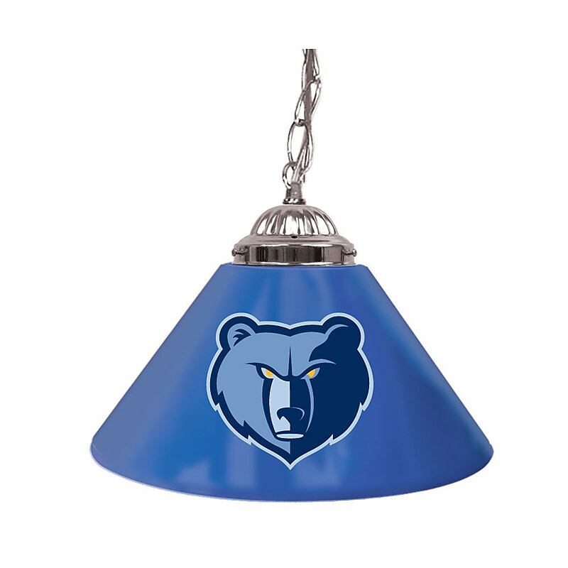 Trademark NBA 14" Single Shade Gameroom Lamp, Memphis Grizzlies image 1