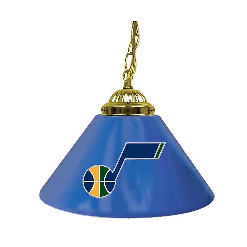 Trademark NBA 14" Single Shade Gameroom Lamp, Utah Jazz image 1