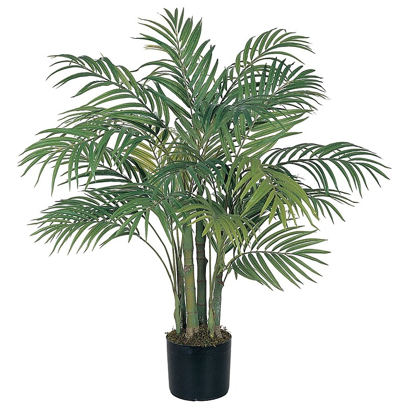 Nearly Natural 5000 3' Areca Silk Palm Tree in Pot image 1