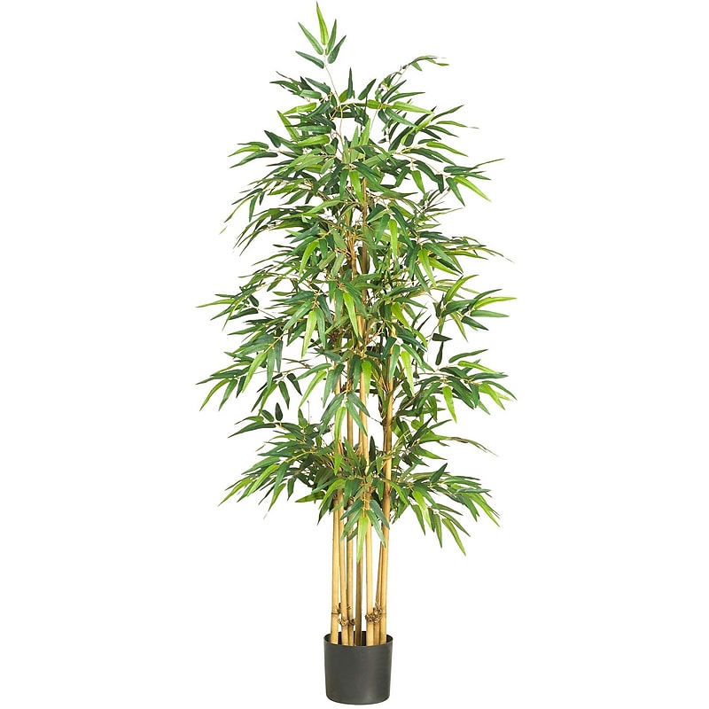 Nearly Natural 5253 64" Bamboo Silk Tree in Pot image 1