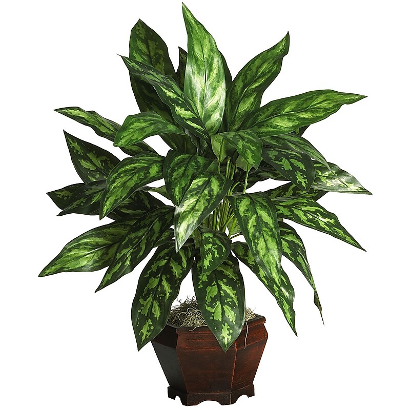 Nearly Natural 6617 Silver King Floor Plant in Decorative Vase image 1