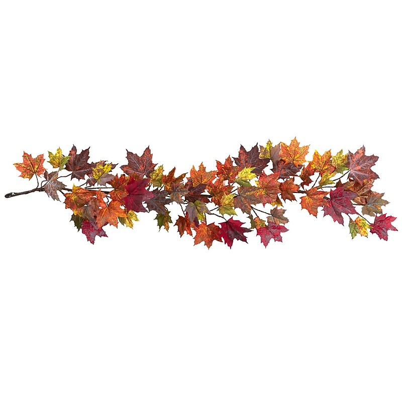 Nearly Natural 60" Maple Leaf Garland (4939) image 1