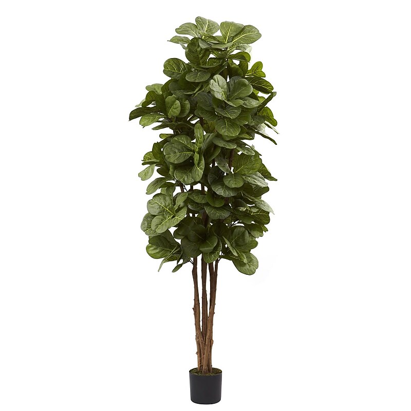 Nearly Natural 5346 6' Fiddle Leaf Fig Tree in Pot image 1