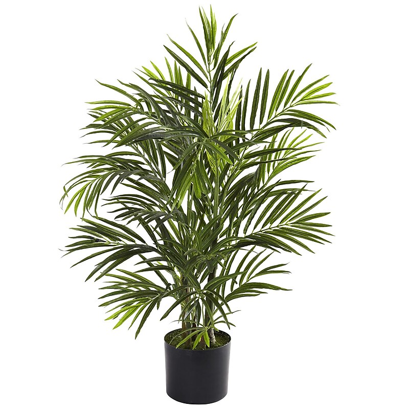 Nearly Natural 5387 Areca Palm UV Resistant Plant in Pot image 1