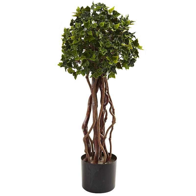 Nearly Natural 5397 English Ivy Topiary UV Resistant Plant in Pot image 1