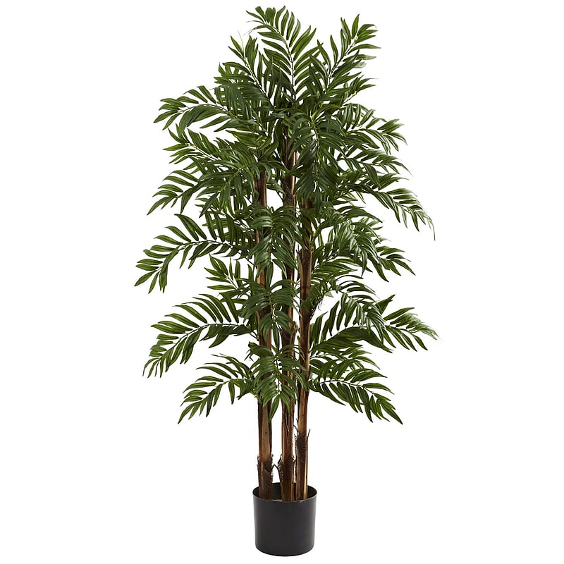 Nearly Natural 5405 4' Parlour Palm Tree in Pot image 1