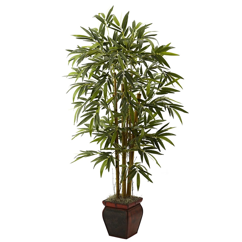 Nearly Natural 5928 Bamboo Tree in Planter image 1
