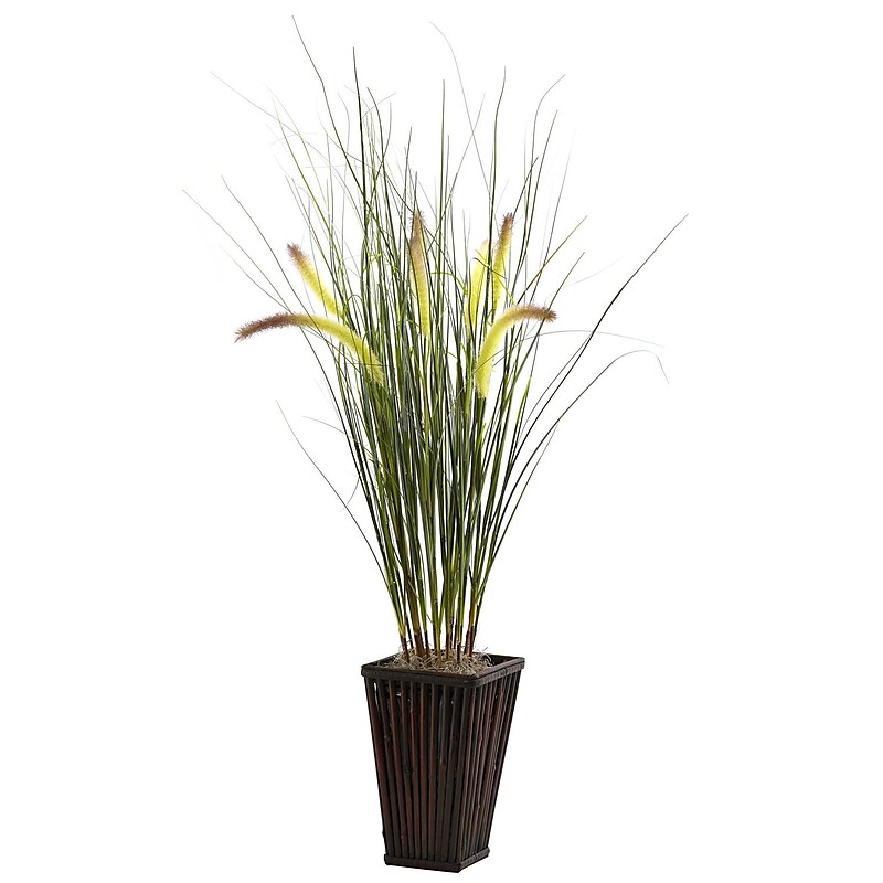 Nearly Natural 6745 Grass Plant in Planter image 1