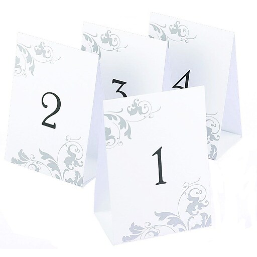HBH™ Table Number Tents "140" Staples