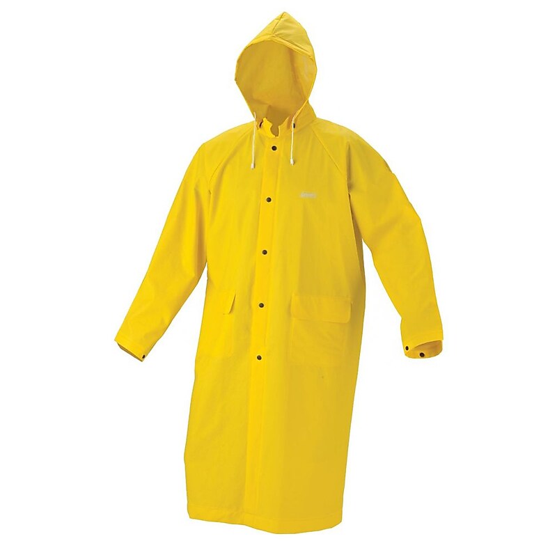 Anchor Brand® Rain Coat, Yellow, Medium, 1 Each image 1