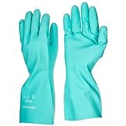Showa Glove® Nitri-Solve® 730 Flock-Lined Nitrile Gloves, Size Group 8