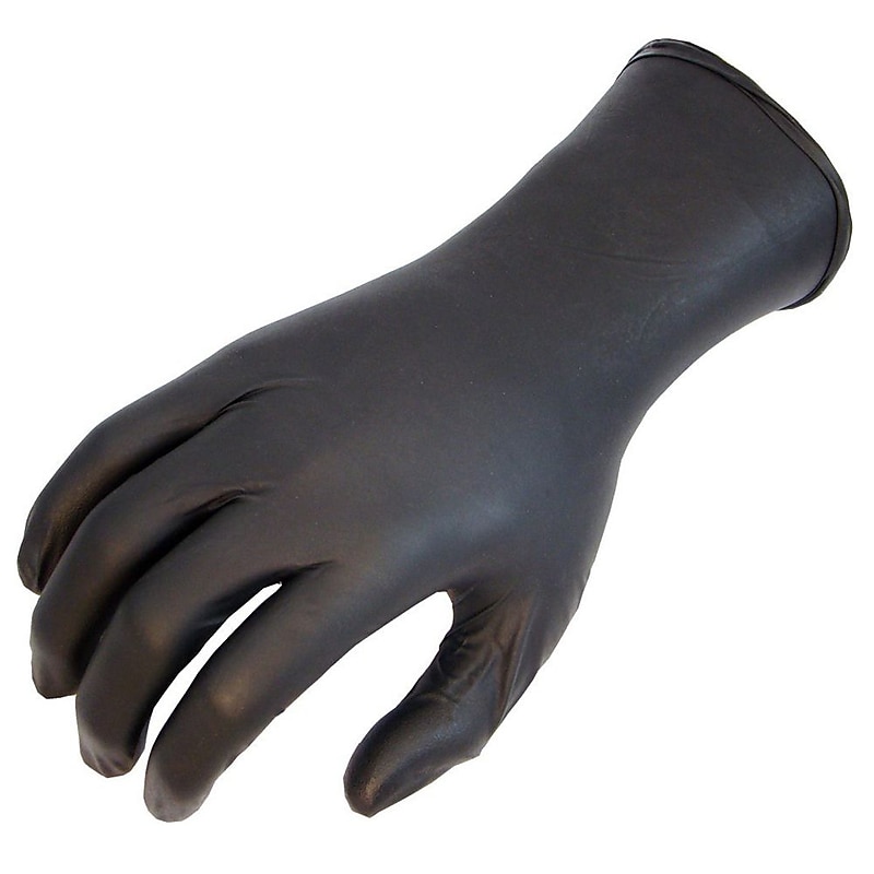 Showa N-DEX NightHawk 7700 Nitrile Powder Free Disposable Gloves, Small image 1