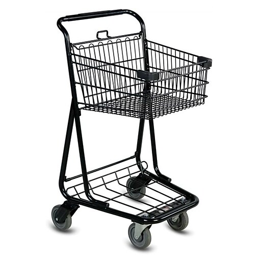 Versacart EXpress3540 Convenience Shopping Cart, 118.34 Liter, Black