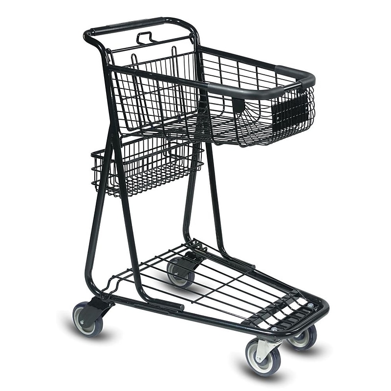 Versacart EXpress3650 Convenience Shopping Cart, 175 Liter, Black (101-3650-B BLK) image 1