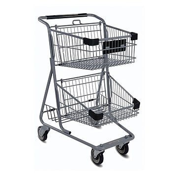 Versacart V-Series Traditional Shopping Cart, Small, Red (103-072