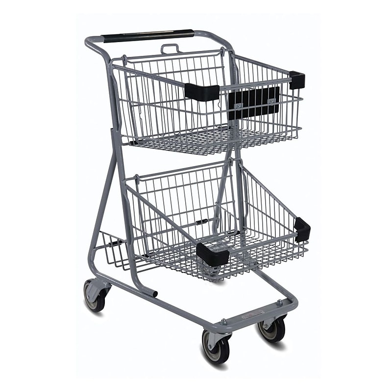 Versacart EXpress4546 Convenience Shopping Cart, 75.59 Liter, Light Gray (101-4546-T LGY) image 1