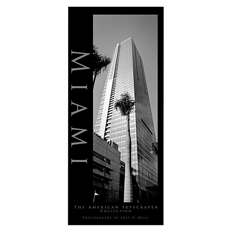 Trademark Fine Art Miami by Preston-Ready to Hang Art 14 x 32 Inches image 1