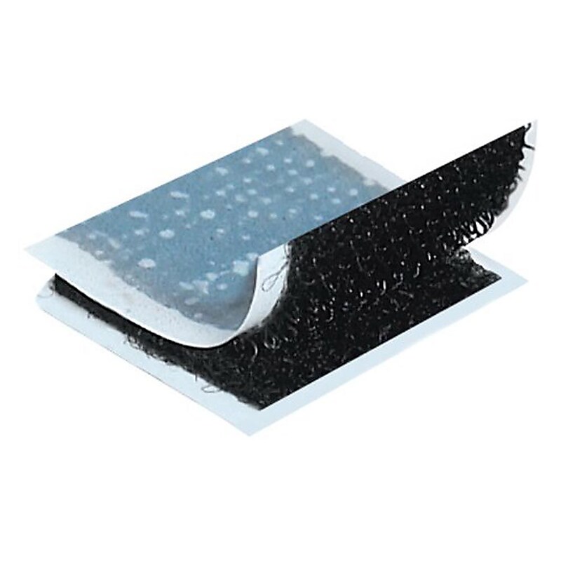 Tape Logic 1" x 1" Precut Square, BlackHLT186) image 1