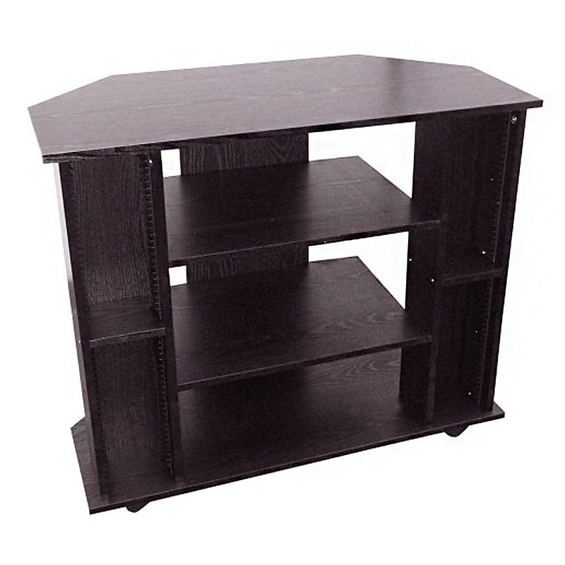 Ore International® Wood TV Stand, Black image 1